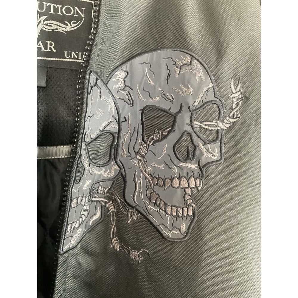 Revolution Gear Textile Armour Motorcycle Jacket Men's Size Large Black WornOnc - Picture 4 of 13